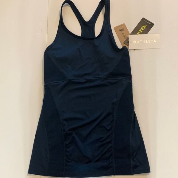 NWT Athleta sculptek razorback‎ tank top  compression breathable yoga workout - Picture 1 of 10